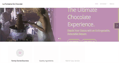 Desktop Screenshot of lachocolatefountain.com